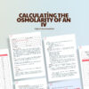 Calculating the Osmolarity of an IV - IV Osmolarity Calculation Guide for IV Therapy - Osmolarity Calculation Chart and Clinical SOPs - Image 4