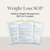 GLP-1 Weight Loss SOP | Semaglutide & Tirzepatide Clinical Protocol | Medical Weight Management SOP for Providers - Image 2