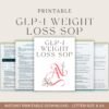 GLP-1 Weight Loss SOP | Semaglutide & Tirzepatide Clinical Protocol | Medical Weight Management SOP for Providers