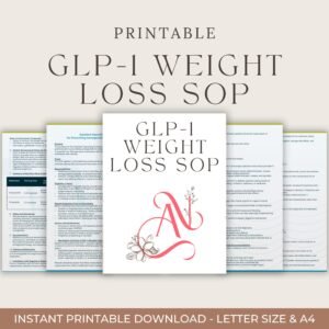 GLP-1 Weight Loss SOP | Semaglutide & Tirzepatide Clinical Protocol | Medical Weight Management SOP for Providers