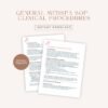 General MedSpa SOP - Clinical Procedures and Operational Protocols - Compliance, Safety and Patient Care Standards - Medical Reference PDF - Image 2