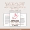 HIPAA Privacy Policy Template - Patient Notice of Privacy Practices for Medical Offices - HIPAA Compliance Form, Privacy Disclosure