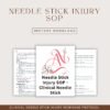 Needle Stick Injury SOP - Clinical Needle Stick Injury Response Protocol for Nurses & Medical Staff - Exposure Management