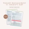 Weight Management IV Therapy SOP - Clinical Protocol, Nursing Actions and Monitoring - Medical Reference PDF - Image 2