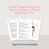 Botox Injection Site Guide โ Facial Mapping Chart for Aesthetic Treatments | Injection Points, Dosages & Muscles | Clinical Reference PDF - Image 3