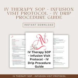 IV Therapy SOP - Infusion Visit Protocol, IV Drip Procedure Guide, Patient Intake & Infusion Administration Clinical